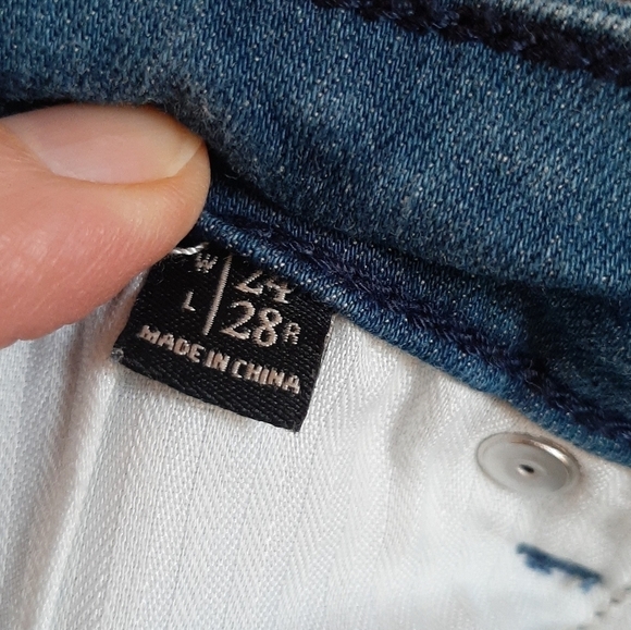 Abercrombie & Fitch 24 x 28 Blue High Rise Skinny Denim Jeans - Picture 5 of 9